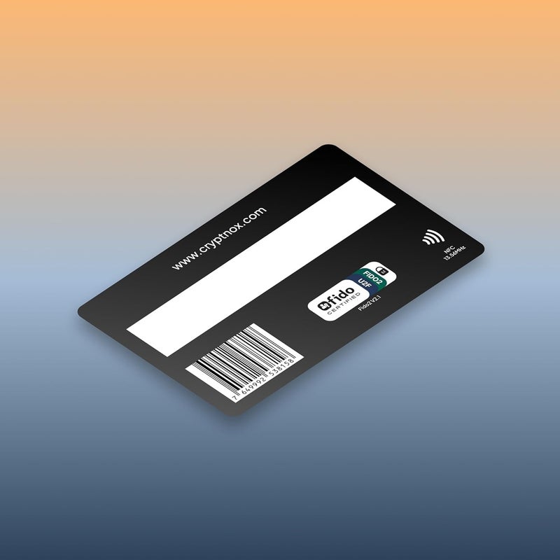 Cryptnox FIDO2 Security Key Card, Two Factor Authentication (2FA) NFC Security Key FIDO 2.1 Level 1 Certified, Passwordless Login & 2FA Via NFC Or Contact, Works with Windows, Mac, iOS, Android - Image 4